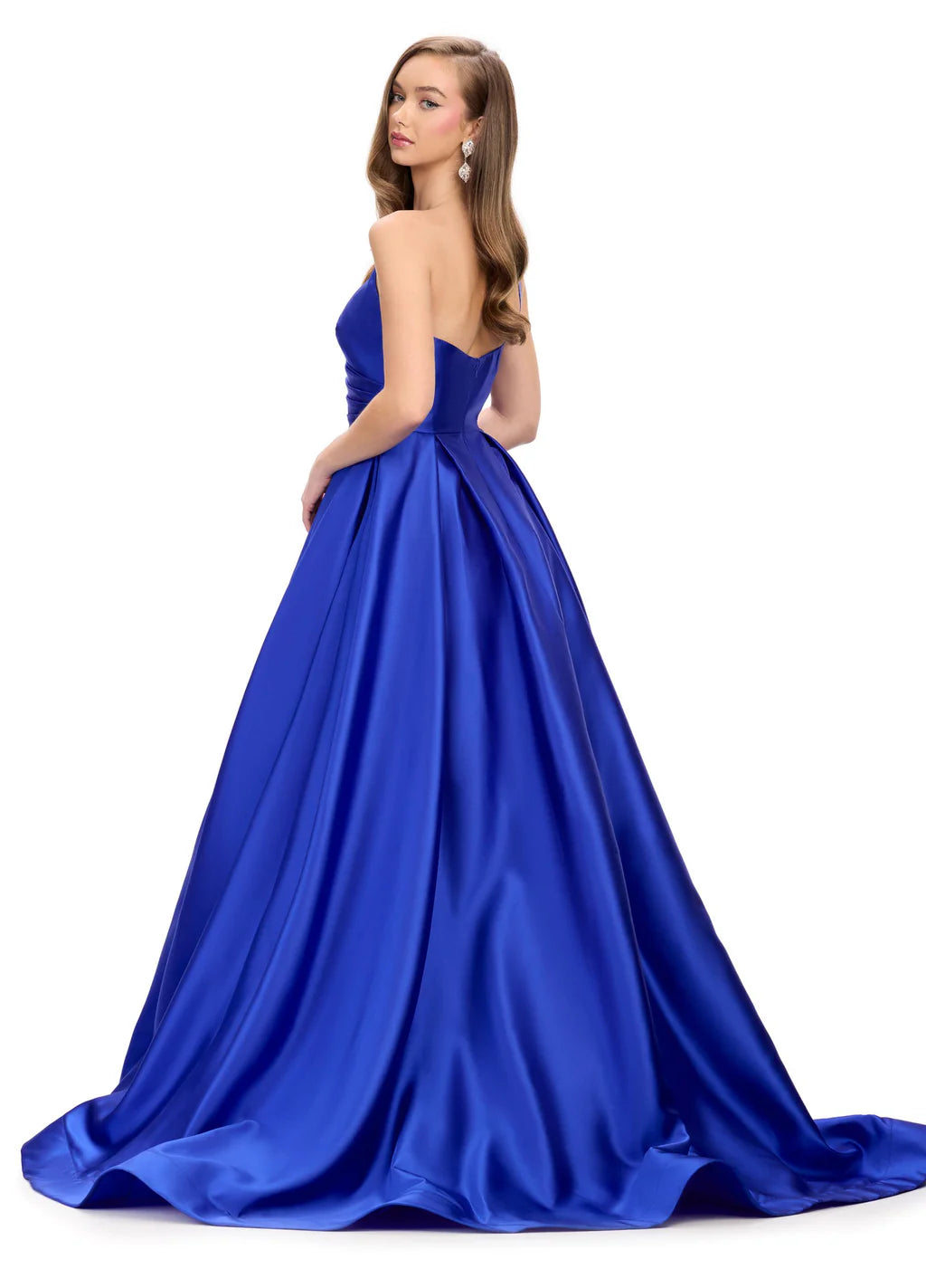 Indulge in pure luxury with our Ashley Lauren 11772 One Shoulder Ballgown Prom Dress. The sweetheart neckline and ruched bodice create a stunning silhouette, while the one-shoulder design adds a touch of drama. Perfect for a sophisticated evening event or special occasion. Elevate your style with this exclusive masterpiece.