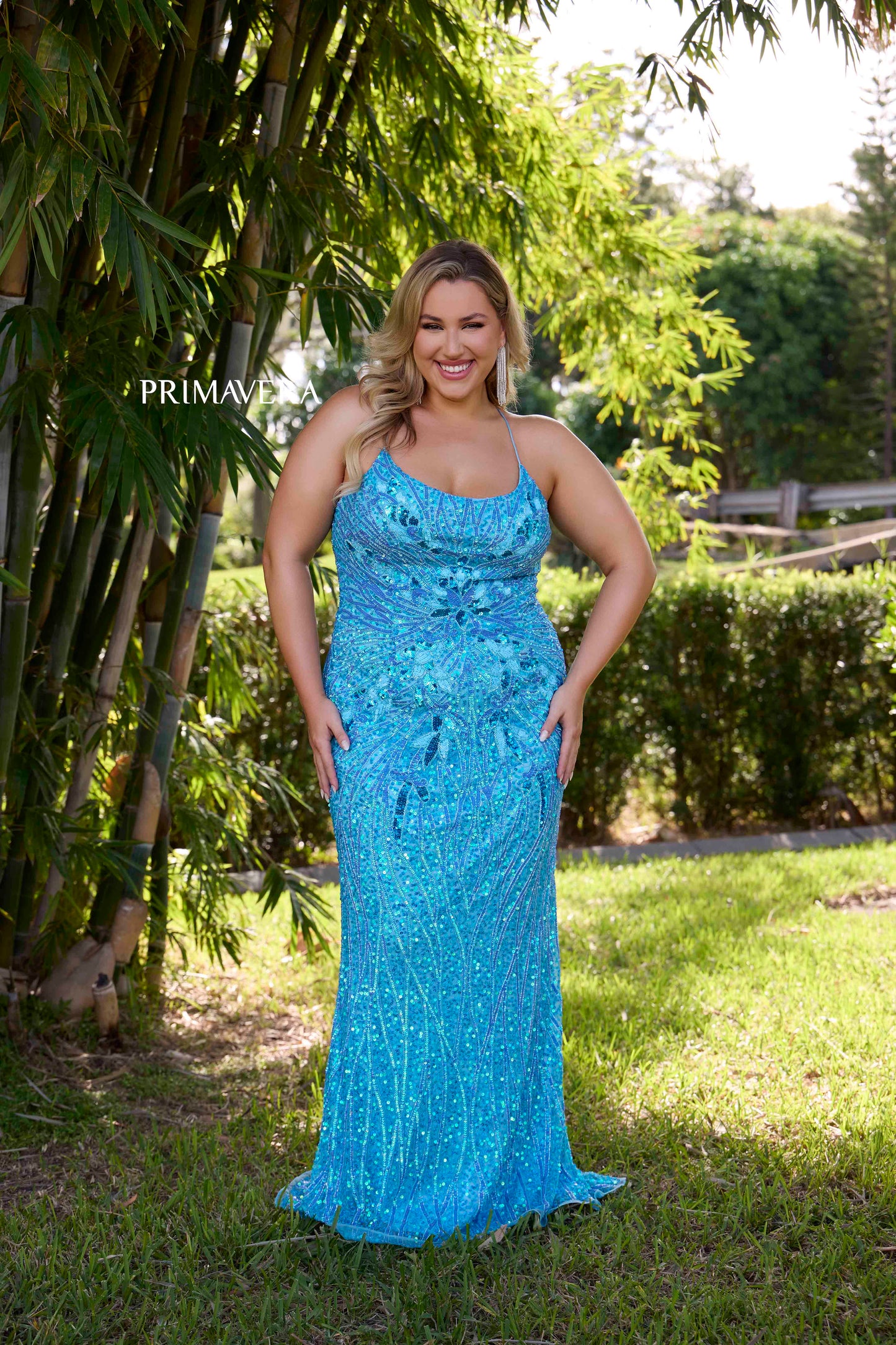 Elevate your formalwear with the Primavera 14072 Plus Size Sequin Beaded Prom Dress. This elegant gown features a figure-flattering corset back and intricate sequin beading, perfect for a pageant or special occasion. Don't settle for ordinary, shine in this stunning dress.

Sizes: 14W-24W

Colors: Black, Coral, Crystal Blue