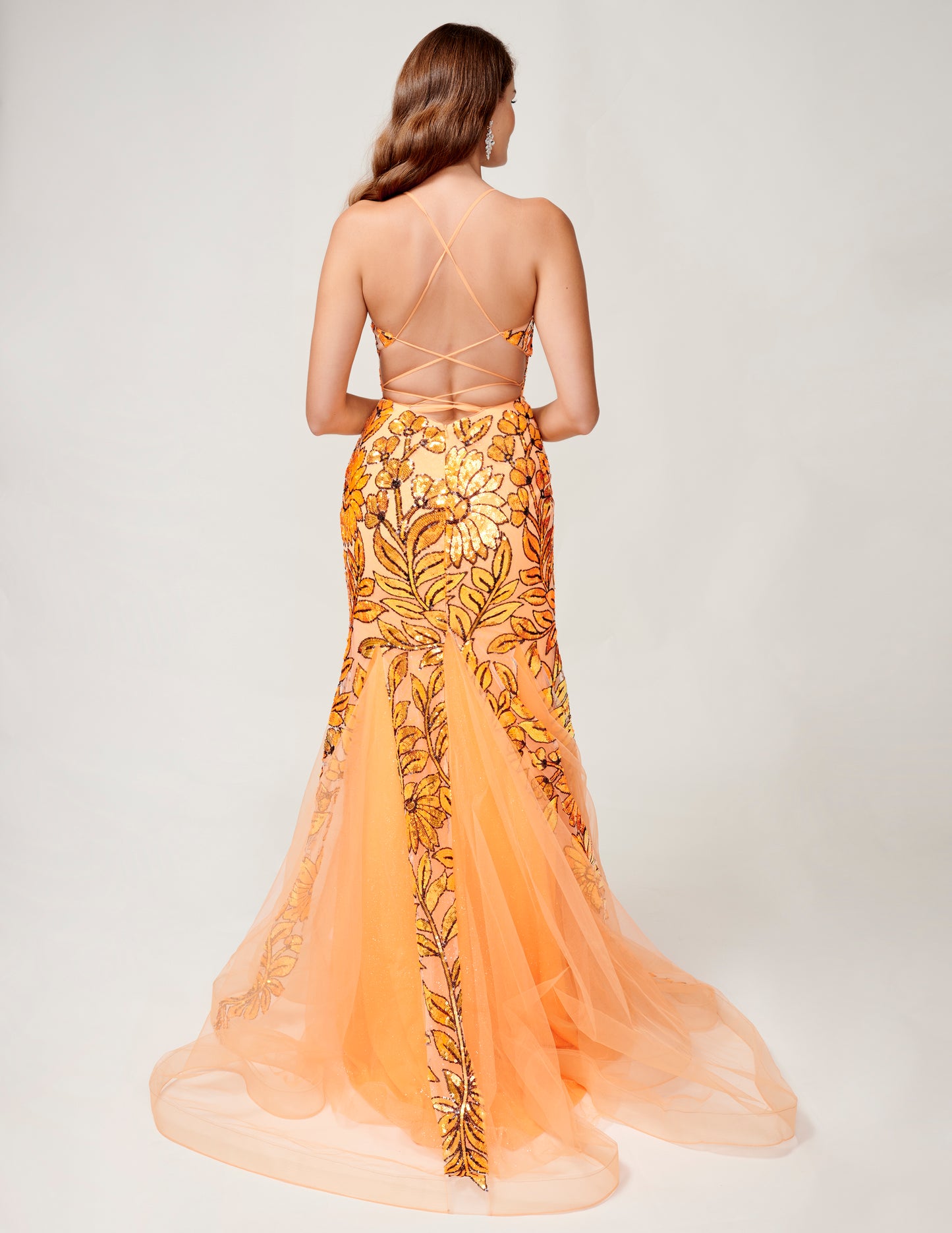 <p data-mce-fragment="1">This stunning Nina Canacci 8236 Prom Dress features a sequin mermaid design, highlighted by a backless corset and V-neckline. Perfect for formal events, this gown offers a flattering silhouette and elegant style. Shine and stand out at your next event with this must-have dress.</p> <p data-mce-fragment="1">Sizes: 0-12</p> <p data-mce-fragment="1">Colors: Pink, Navy, Orange</p>