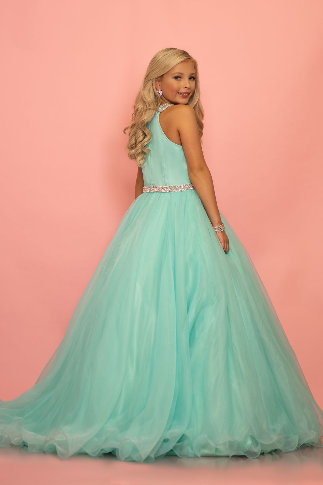 Sugar Kayne C114 Girls Pageant Dress Ball Gown