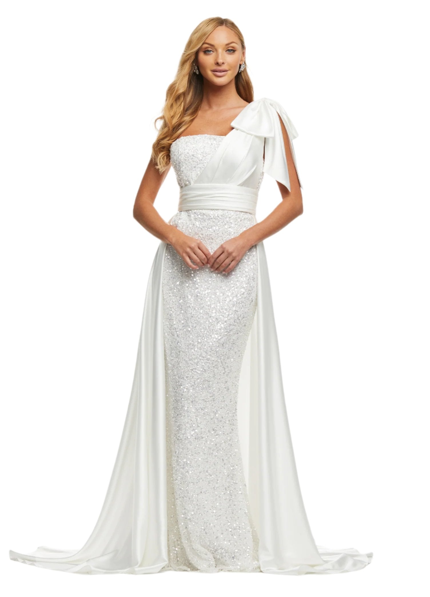 Ashley-Lauren-11104-ivory-overskirt-front-one-shoulder-train-satin