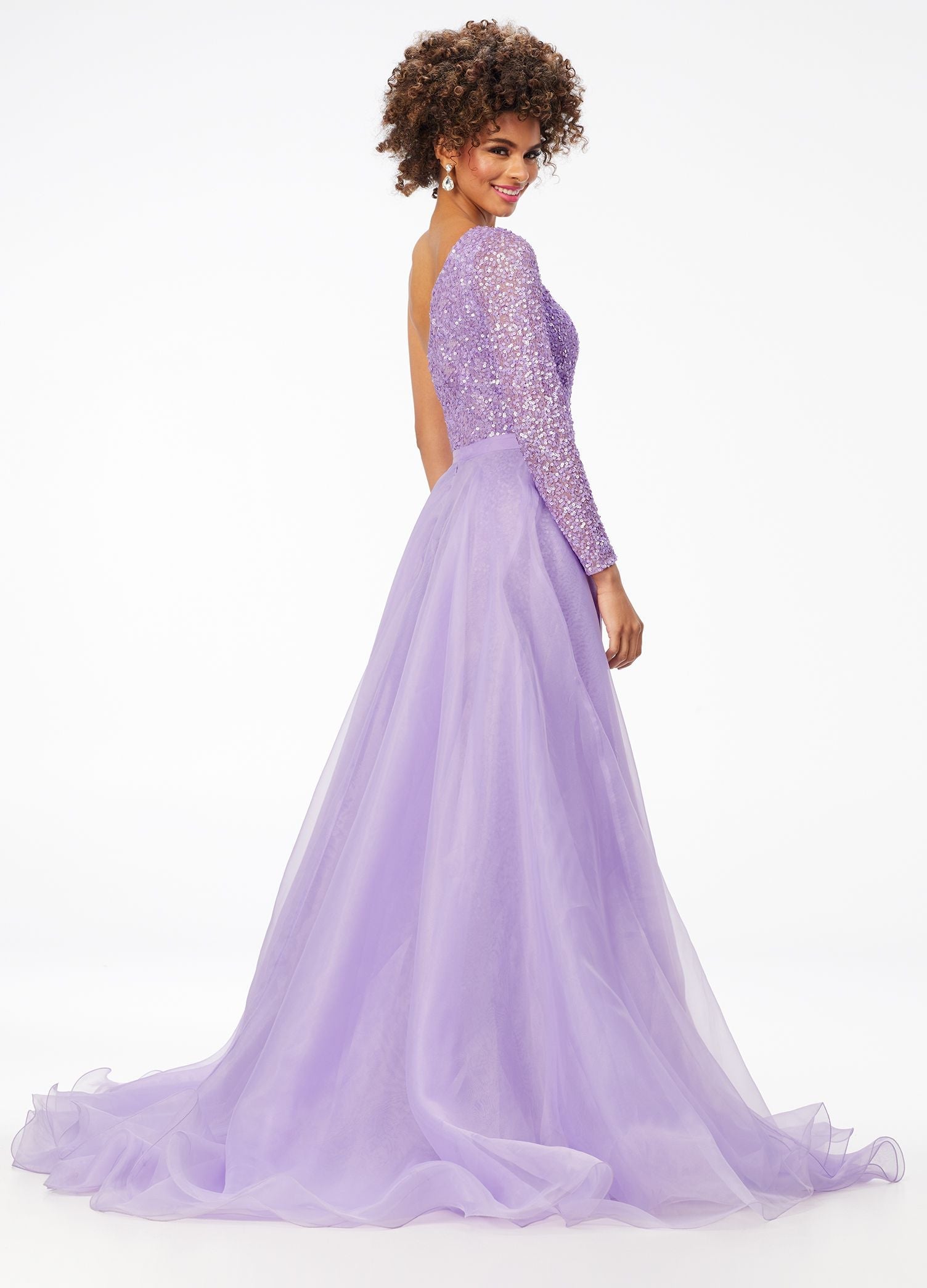 Ashley-Lauren-1740-Orchid-organza-overskirt-with-wire-hem