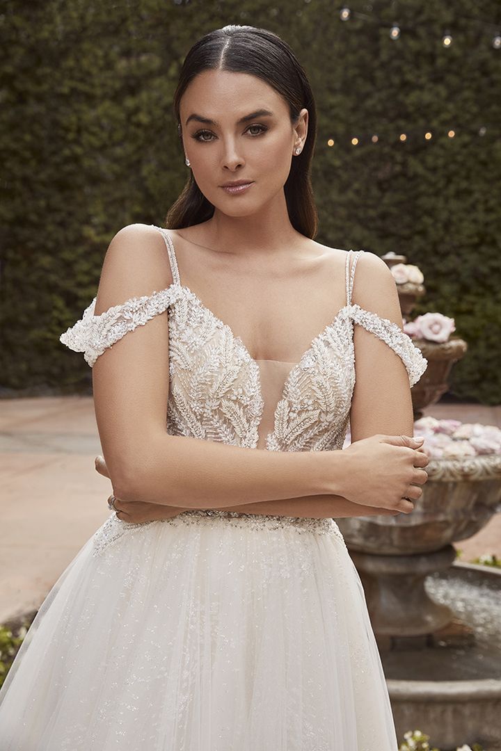 Casablanca Bridal 2462 Wedding Dress.  Ultra-romantic from head to toe, Style 2462 Carrie walked straight out of a fairy tale and down the aisle.