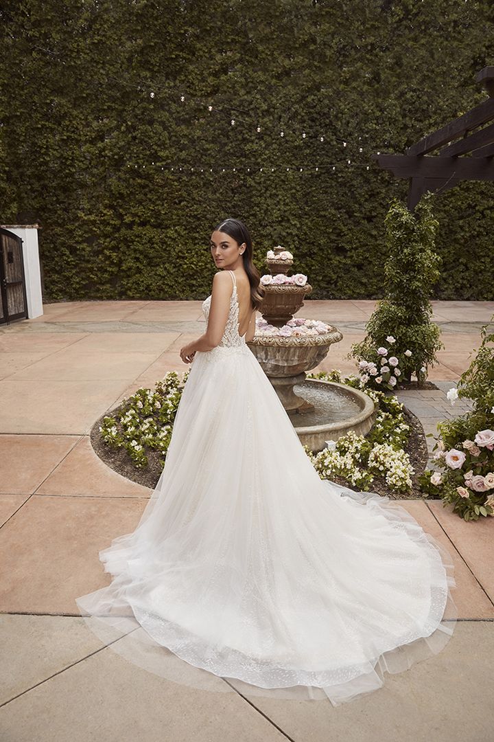 Casablanca Bridal 2462 Wedding Dress.  Ultra-romantic from head to toe, Style 2462 Carrie walked straight out of a fairy tale and down the aisle.