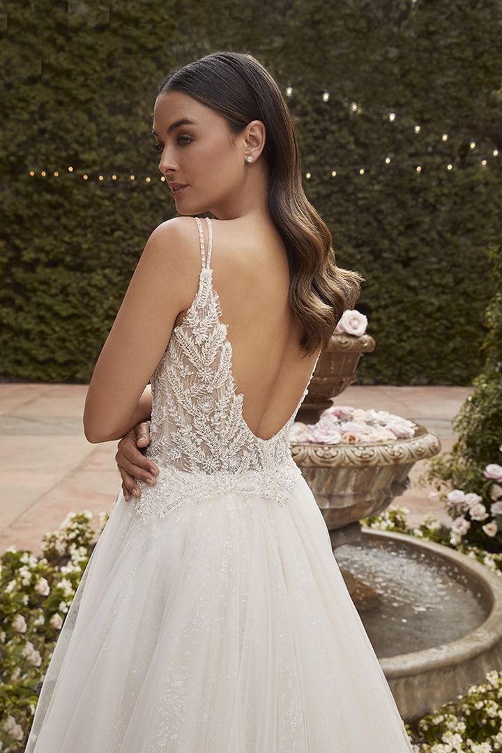 Casablanca Bridal 2462 Wedding Dress.  Ultra-romantic from head to toe, Style 2462 Carrie walked straight out of a fairy tale and down the aisle.