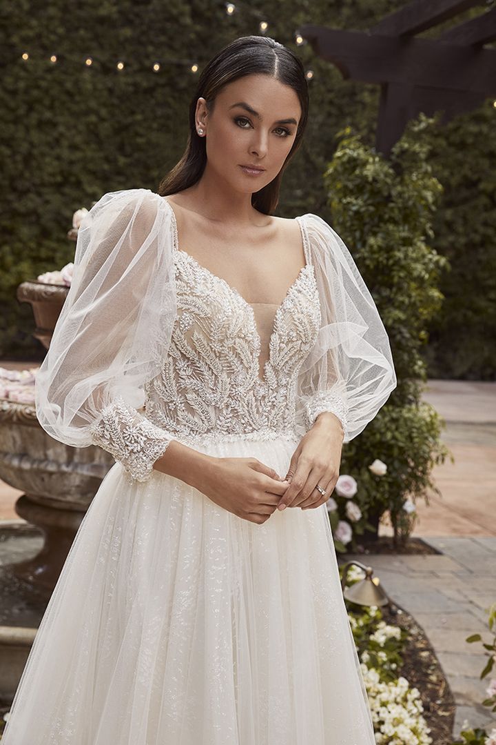 Casablanca Bridal 2462 Wedding Dress.  Ultra-romantic from head to toe, Style 2462 Carrie walked straight out of a fairy tale and down the aisle.