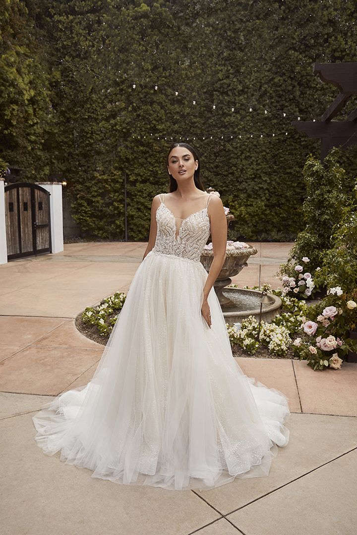 Casablanca Bridal 2462 Wedding Dress.  Ultra-romantic from head to toe, Style 2462 Carrie walked straight out of a fairy tale and down the aisle.