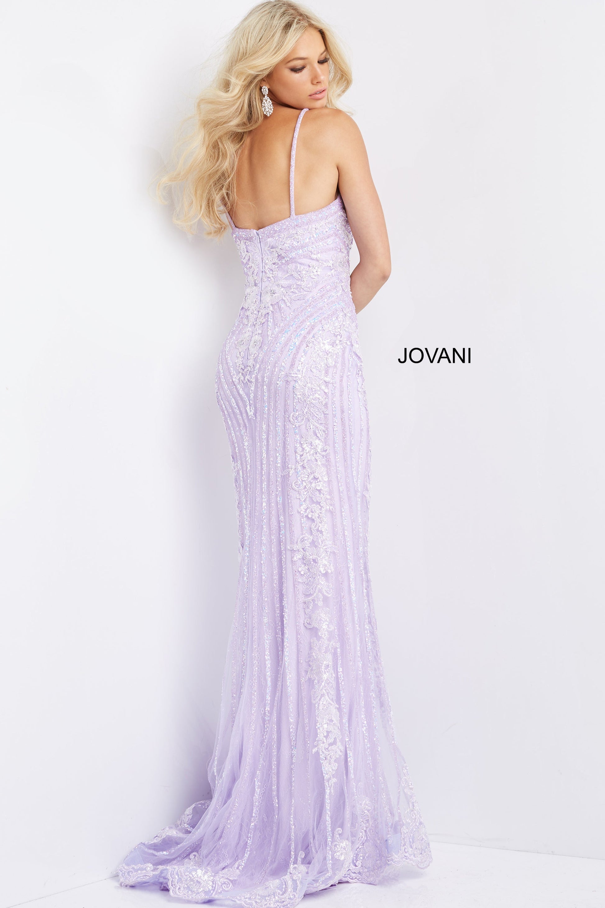 Jovani-05752-lilac-prom-dress-back-embellished-lace-column-dress-v-neckline