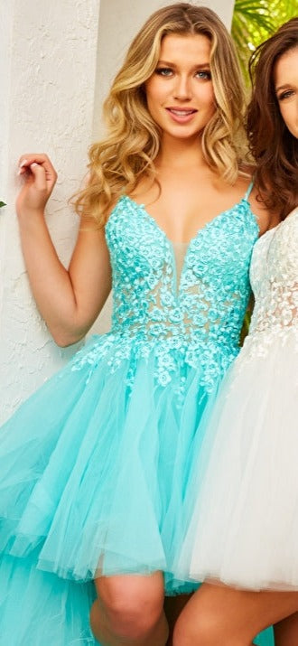    Jovani_07263-white-aqua-high-low-prom-dress-front