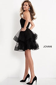 Glass Slipper Formals · Products · Jovani Kids K03524 short fit and flare strapless formal dress for girls, tweens & preteen · Shopify