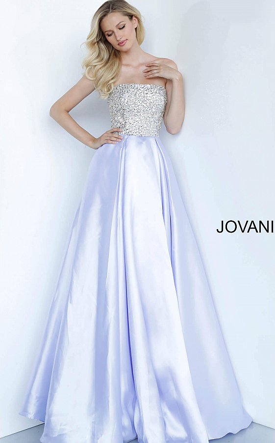 Jovani Kids k66689 is a Long Girls Party Dress, Kids Pageant Gown & Pre Teen Formal Evening Wear gown. This Girls Ballgown Features a Strapless straight neckline with a fitted bodice Embellished with Crystals & Rhinestones. A Line Pleated Ballgown Skirt - Floor Length. Great Girls Pageant Dress!  Available Girls Sizes: 8, 10, 12, 14  Available Colors: lilac, pink, silver, sky-blue, white